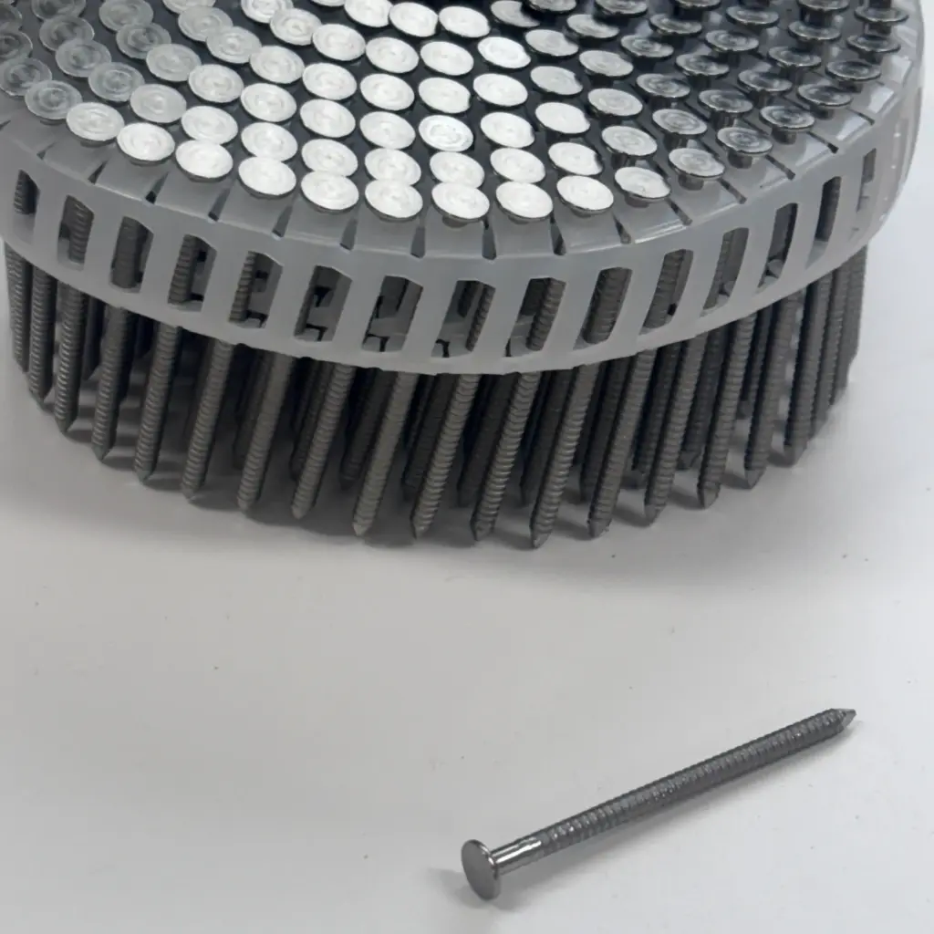 RVS Platkop nagels 2,9 x 50 mm 15º rol RAL XXXX 200 st. (kopie)