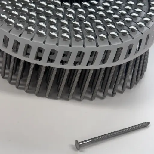 [2307525] RVS Bolkop nagels 2,6 x 50 mm 15º rol Ongekleurd 200 st.